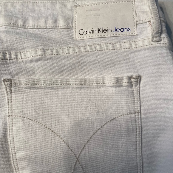 Calvin Klein Denim - Calvin Klein White Jeans Straight Leg